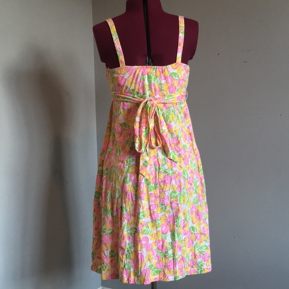 Lilly Pulitzer Empire Waist Floral Dress - Picture 6 of 10